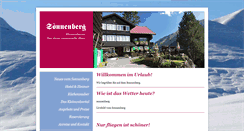Desktop Screenshot of kleinwalsertal-sonnenberg.de